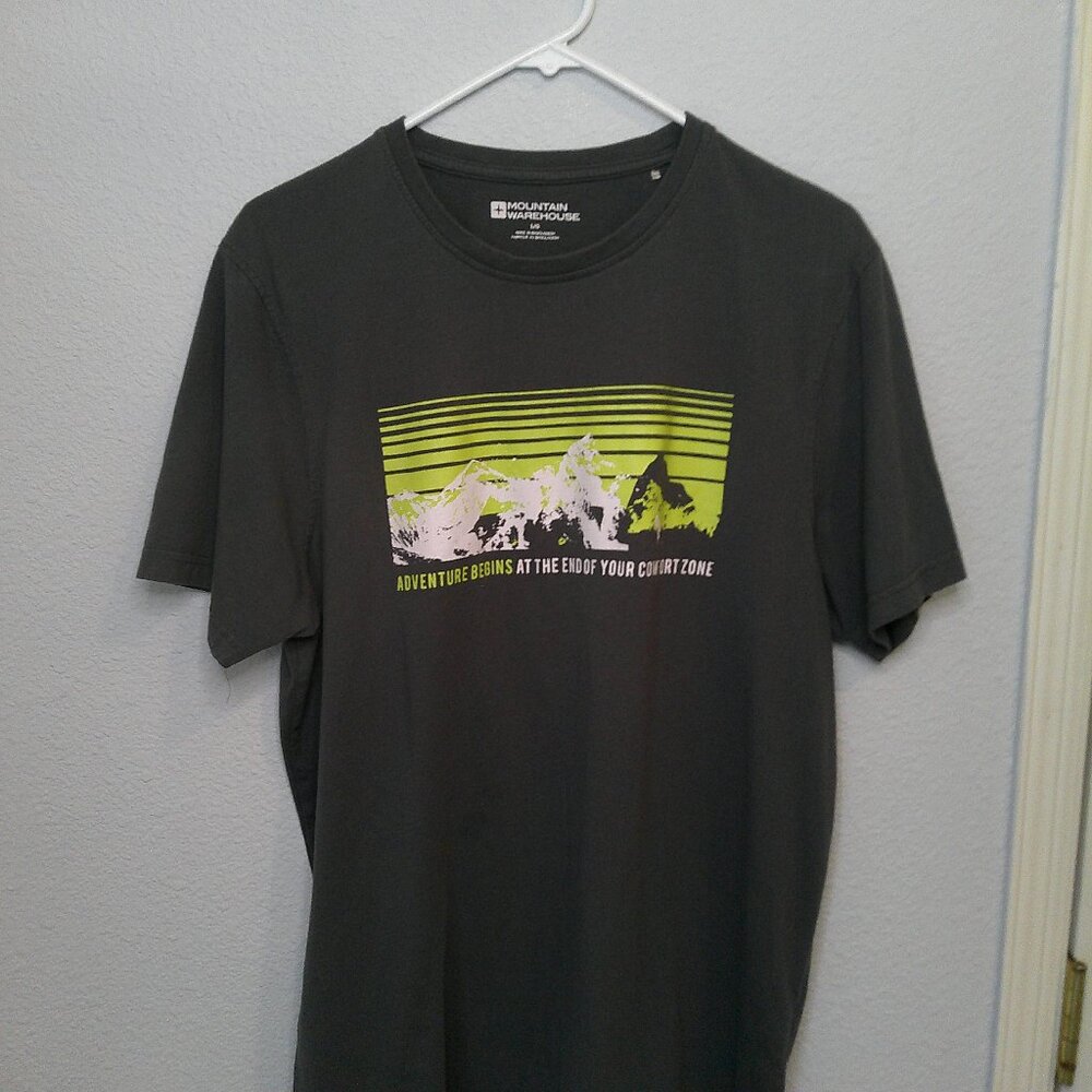 Mountain Ridgeline climbing hiking shirt mens large